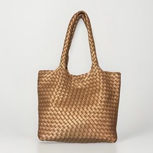 Sonoma Bronze Woven Tote Bag